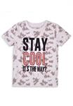 Kids T-shirt Minoti  Stay Cool White