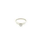 Platina solitair ring met diamant 950* nieuw  €1615