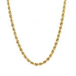 Gouden koord collier 66 cm 14 krt  €472.5
