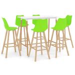 vidaXL 7-delige Barset groen