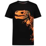 Zwart t-shirt Panelprint Dino Tygo & Vito