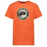 Oranje t-shirt Print Dino Explore Tygo & Vito
