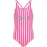 Roze gestreept badpak Caroline ONLY