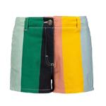 Mintgroene rainbow denim short 5610 Like Flo