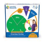 Breuken- en procenten cirkels XL, magnetisch (instructie set