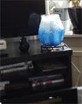 Sfeerlamp/wax warmer Bubbled  Blue ombre
