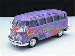 schaal model auto Volkswagen T1 Hippie bus 1:24