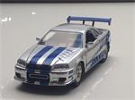 Nissan Skyline R34  2 fast 2 Furious schaalmodel