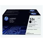 HP toner 53X zwart Q7553XD dubbelpak ORIGINEEL Merkartikel