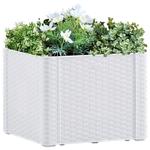 vidaXL Plantenbak hoog met zelfbewateringssysteem 43x43x33 c