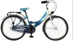 Meisjesfietsen Diva H 35 Cm 24 inch 3 Speed Nexus blauw wit