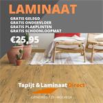 Laminaat inclusief leggen vanaf € 25,95 per m2