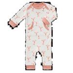 Baby Pyjama Zonder Voet Kreeft Coral Pink Fresk