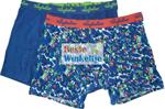 Australian Heren Blauw/Groen Print L Maat 52