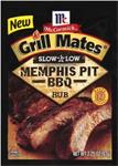 McCormick Grill Mates Slow and Low Memphis Pit BBQ Rub Marin