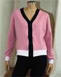 Vest van roze katoen, stretch