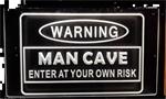 Enter at own risk mancave neon bord lamp LED verlichting lic