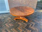 salontafel rond met glazen blad