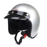 Redbike RB-710 retro jethelm zilver