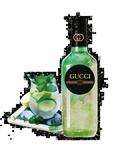 Glasschilderij Gucci fles | Ter Halle | 104