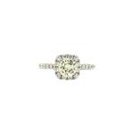 Witgouden ring met diamant 1.13ct. 18 krt*nieuw  €5245