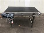 Vlakke transportband 160 x 67 cm, RVS