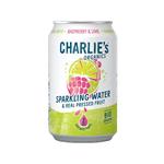 Charlie's Organics sparkling water raspberry & lime
