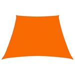 vidaXL Voile de parasol Tissu Oxford trapèze 3/4x3 m Orange