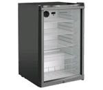 Scancool koelkast DKS142BE met glas deur