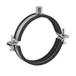 Ophangbeugel 80 mm met rubber