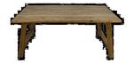 Eettafel Lawas - 180x90x78 - Naturel - Massief oud teak