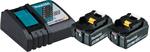 Makita powerpack 18V Li-Ion accu starterset (2x 4.0Ah) + lad