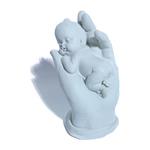 Geboortebedankje Baby in hand-  Tweeling