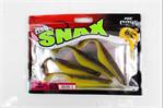 Fox rage fish snax quiver shad | brown chartreuse | 11.5 cm
