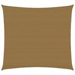 vidaXL Voile d'ombrage 160 g/m² Taupe 2x2 m PEHD