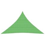 vidaXL Voile d'ombrage 160 g/m² Vert clair 3,5x3,5x4,9 m PEH