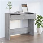 vidaXL Table console Sonoma gris 90x36x75 cm Bois d'ingénier