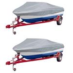 vidaXL Boothoezen 2 st 427-488x229 cm grijs