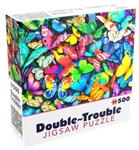 Double-Trouble Puzzle - Butterflies  Dubbelzijdige Puzzel Vl