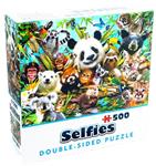 Double-Sided selfies Puzzle – Jungle, Dubbelzijdige Puzzel O