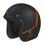 IXS HX 89 2.0 jethelm mat zwart-oranje
