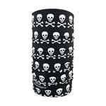 Zanheadgear motley tube & reg poleyster | skull crossbones