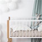Houten wieg DREAMER™ met co-sleeper en relax Hout-wit