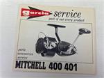 Garcia service boekje van Mitchell 400 401 molen