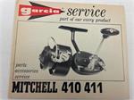 Garcia service boekje van Mitchell 410 411 molen