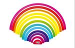 Transparante regenboog stencils (24)