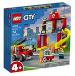 Lego City 60375 De Brandweerkazerne & Brandweerwagen