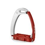 Tech Stirrups Venice Young EVO Kind zilver/rood