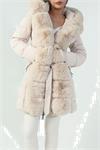 Dames Winter Jas 7505 Beige