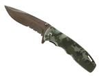 Homeij Zakmes - Camouflage - RVS - Inclusief Opberg Etui